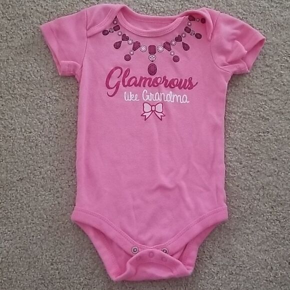 Garanimals Other - 3 for $10! Glamorous Like Grandma Pink Bodysuit Size 12 months